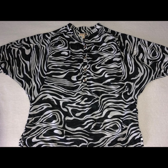 Michael Kors zebra print cotton shirt - Picture 3 of 6